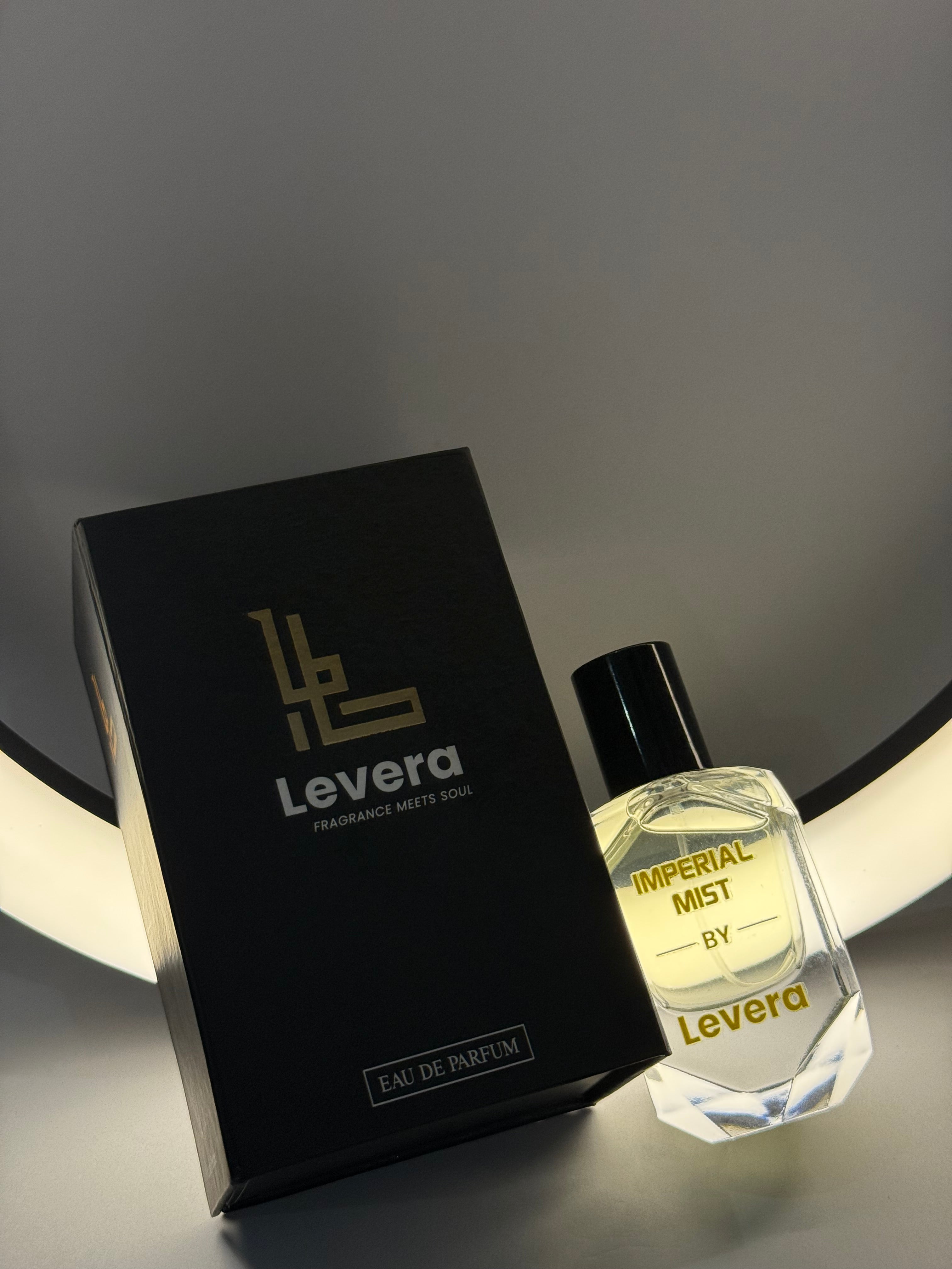Imperial Mist by Levera
Inspired by Stronger With You – A Fragrance of Strength & Connection.