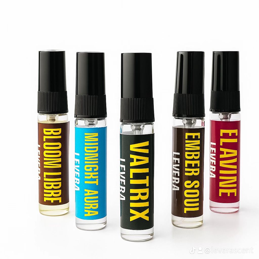 Levera 5-in-1 Premium Tester Kit .Discover the Essence of Luxury -Try Before you own.